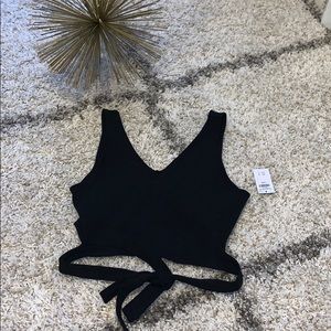 Hollister ~ Black Crop Tank